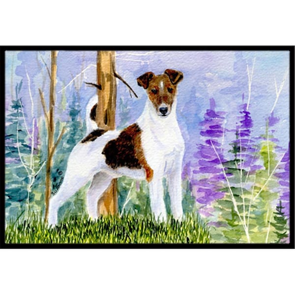 Carolines Treasures 18 x 27 in. Jack Russell Terrier Indoor Outdoor Doormat SS8640MAT - main